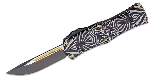 Microtech Hera 'Source' BLK Two-Tone w/GLD
