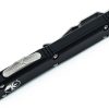 Microtech 122-4 Ultratech Satin, Black Aluminum Handles - Image 5