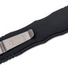 Microtech 227-10 Dirac Delta Stonewashed, Black Handles - Image 3