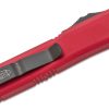 Microtech 121-1RD Ultratech Black, Red Aluminum Handles - Image 3