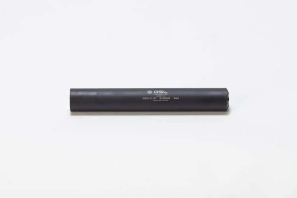 GSL Technology Scorpion SMG 9mm 3-Lug Suppressor "GEMTECH RAPTOR-II"