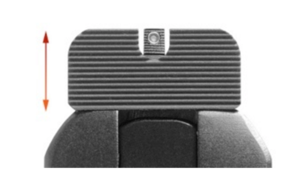 1911 Low Mount Rear Sight