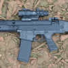 VOERE MODEL 2005 22LR FULL-AUTO MACHINE GUN
