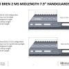 HB Industries CZ Bren 2 Handguard 7.9″ M-Lok - Image 2