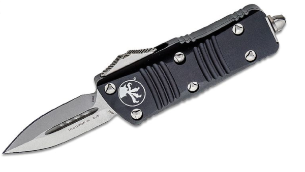 Microtech 238-10 Troodon Mini Stonewashed D/E Dagger