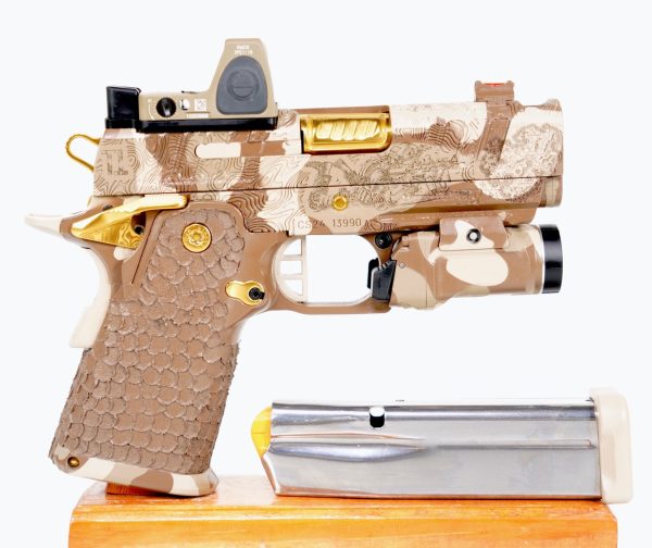 Staccato Custom Engraved CS with Trijicon "Black Ops"