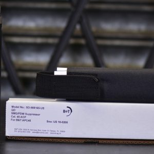 B&T QD SMG/PDW .45 ACP 3 lug Suppressor For B&T APC45