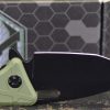 Heretic Martyr Manual Knife Green Aluminum Handel 3" - Image 4