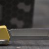Heretic Knives Cleric Tanto OTF Auto Knife Tan Handle 3.5" - Image 2