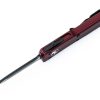 Microtech 147-1MR UTX-70 Black, Merlot Aluminum Handles - Image 3